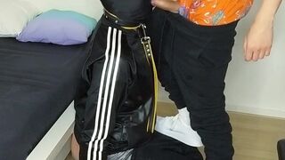 Quick blowjob in trackies and boxer - 15 image