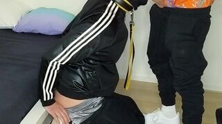 Quick blowjob in trackies and boxer - 7 image