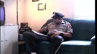 officer Zack invites a friend to wack and suck - 2 image