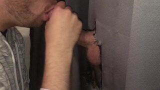 Big Dick Dude Comes to Gloryhole to Get His Dick Sucked and Balls Emptied - 7 image