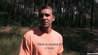 Czech Hunter 546 - Sexy Twink Gets His First Anal Experience After Being Tempted With A Pile Of Money - 2 image