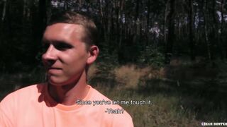 Czech Hunter 546 - Sexy Twink Gets His First Anal Experience After Being Tempted With A Pile Of Money - 5 image