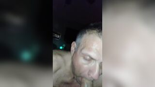 Older daddy sucking younger mans cock - 2 - 1 image