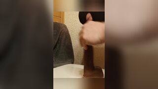 Toilet slave piss, ass to mouth, more piss, and cumshot - 14 image