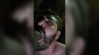 Sucking daddy's BBC on his lunch break and begging for his cum - 10 image