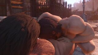 Unshaved Bear & Muscle Man - Fallout 4 Gay Sex - 3 image