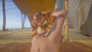 Tiger Furry Knotting Gay Teen Guy POV - 11 image