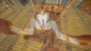 Tiger Furry Knotting Gay Teen Guy POV - 5 image