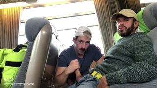 BAAL two Guys Wanking in the Train - 1 image