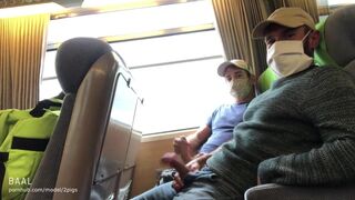 BAAL two Guys Wanking in the Train - 2 image