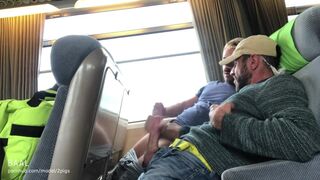 BAAL two Guys Wanking in the Train - 3 image