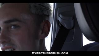 Twink Stepbrother Goes Cruising With Jock Stepbrother POV - 1 image