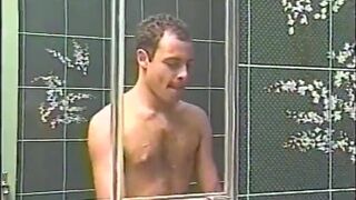 Two Brazilian guys enjoy steamy shower ass fucking - 12 image