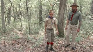 First time painful anal for smooth hot Twink scout in wood - 2 image
