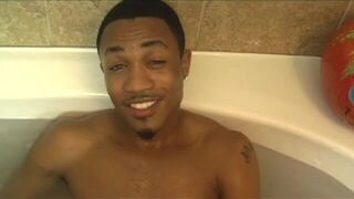 Handsome black dudes have some fun in the bathroom - 9 image