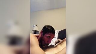 Latino Interrupts Army Soldiers Video Game To Suck His Dick and Eat His Cum - 9 image