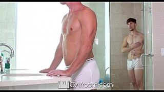 GayRoom - Good morning shower dick suck and ass pounding - 1 image