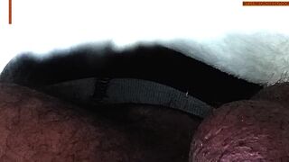 I SHOW MY ASS WITH MY BLACK THREAD PANTIES - 7 image