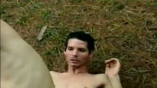 Erotic stud licks gay dudes ass before fucking him hard outdoors - 14 image