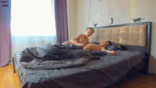 Cute twinks Matty and Aiden have oral sex in bed - 2 image