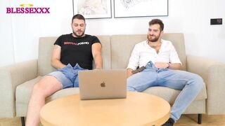 Watching porn with my gay friend - Magic Javi & Ruben Martinez - 3 image