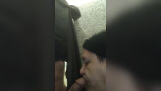 Gloryhole faggot vs straights man mighty, big cut cock, loud manly orgasm! - 11 image