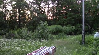 Stroking my Hard Cock while sitting on my Porch - 6 image