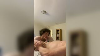 Daddys cock down my throat and boy pussy - 4 image