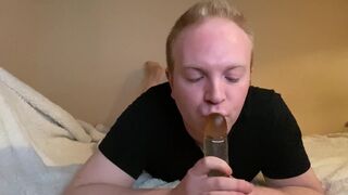 How I want to suck your cock and deepthroat gag - 3 image