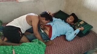 Indian Desi Inexperienced stepbrother & Big stepbrother Blowjob & Fuck Desi Village -Gay Fuck Video - 7 image