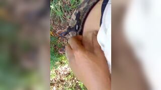 Suhani boyfriend in jungle caught pissing - 6 image