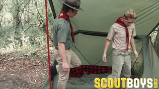 ScoutBoys Hung Scoutmaster ravishes hot twink then fucks him - 3 image