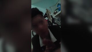 Daddy asian gives inexperienced twinks a doggy cock blowjob at the bed - chirstfemboyevj - gaysex - 13 image