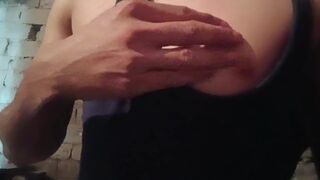 Swallow leona showing pissing and nipples massage - 13 image