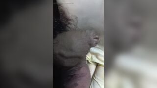 Wife hamd to husband cream pie cuming out - 10 image
