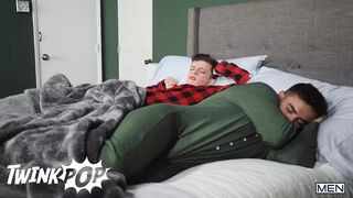 Damian Night & Jake Preston Strip Down To Suck Each Other And Fuck Till They Cum For Jolly Holiday Present - TWINKPOP - 1 image
