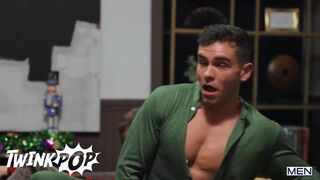 Damian Night & Jake Preston Strip Down To Suck Each Other And Fuck Till They Cum For Jolly Holiday Present - TWINKPOP - 6 image
