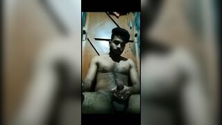Handsome Desi hot inexperienced Indian boy masturbation - 1 image