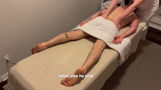 Construction worker gets deepest massage possible from a inexperienced masseur - 15 image