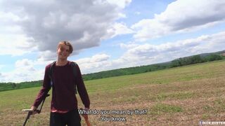 A Twink Has His Metal Detector Ready To Hunt For Metal But He Stumbles Upon A Guy With A Dick Hard As A Metal - BIGSTR - 5 image