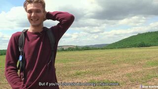 A Twink Has His Metal Detector Ready To Hunt For Metal But He Stumbles Upon A Guy With A Dick Hard As A Metal - BIGSTR