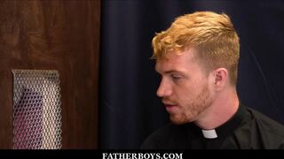 Twink Catholic Boy Ryland Kingsley Fucked By Redhead Priest Dacotah Red During Confession - 3 image