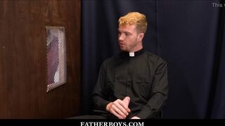 Twink Catholic Boy Ryland Kingsley Fucked By Redhead Priest Dacotah Red During Confession - 5 image