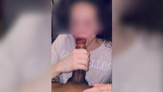 Training femboy to swallow CIM - 12 image