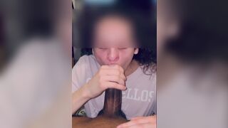 Training femboy to swallow CIM