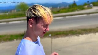 Nick Lewis Convinced a Handsome Straight Guy to Give Him a Bliwjob for Funds on a Beach