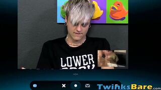 Redhead Dennis Pierce cum sprayed after twink bareback - 1 image