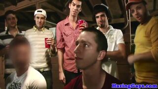 Hazed straightys suck and one gets fucked