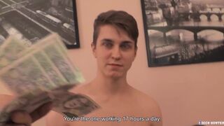 Courier Delivery Turns Into A Steaming Hot Threesome And An Even Hotter Cumshot - CZECH HUNTER - 3 image