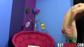 Emo twinkies go anally deep after bday celebration